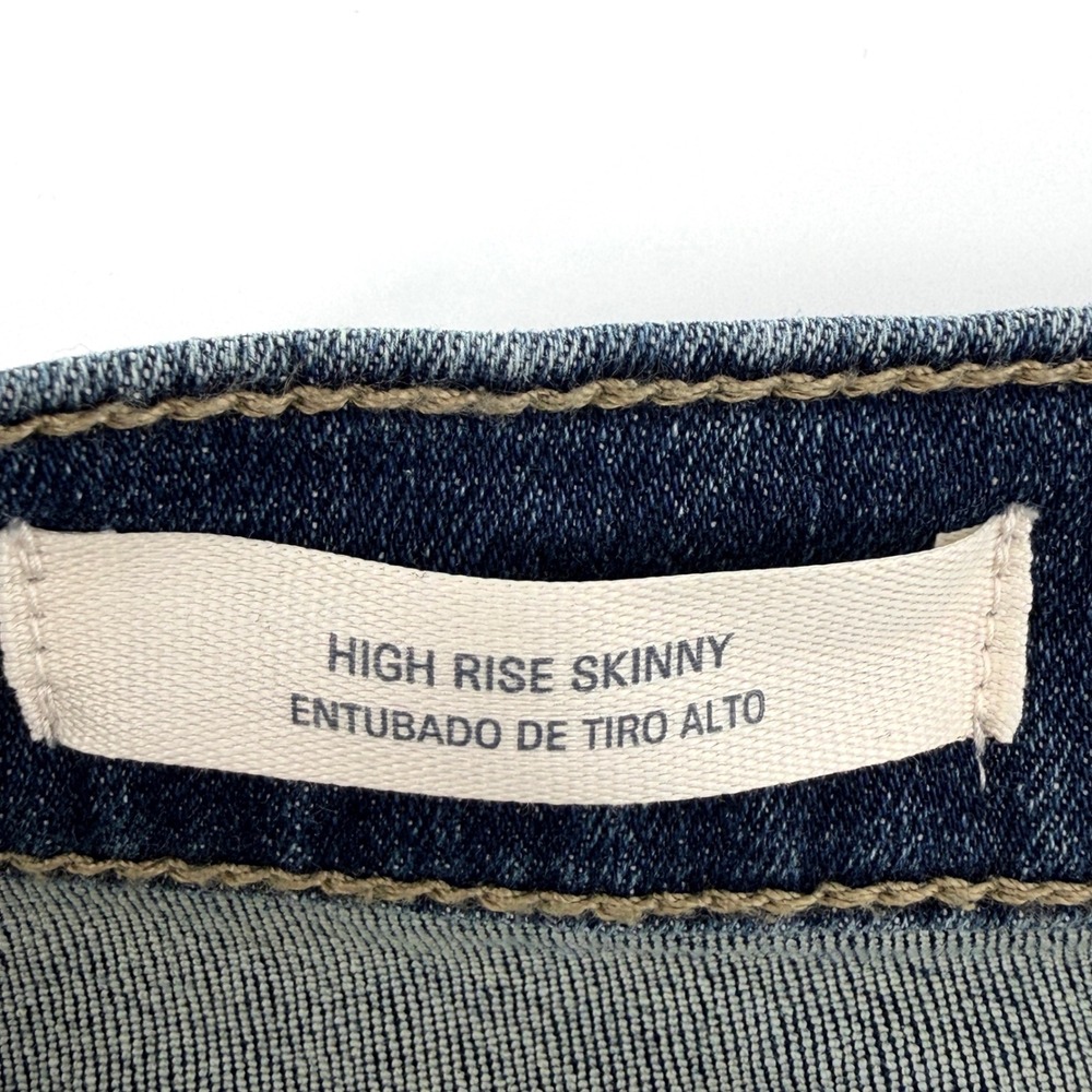 Universal Thread High Rise Skinny Jeans Womens 4/R Blue Exc. Dark Wash Stretch - Picture 6 of 11